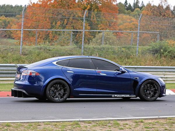 Tesla Model S Nurburgring Watch Tesla Model S Plaid Take On